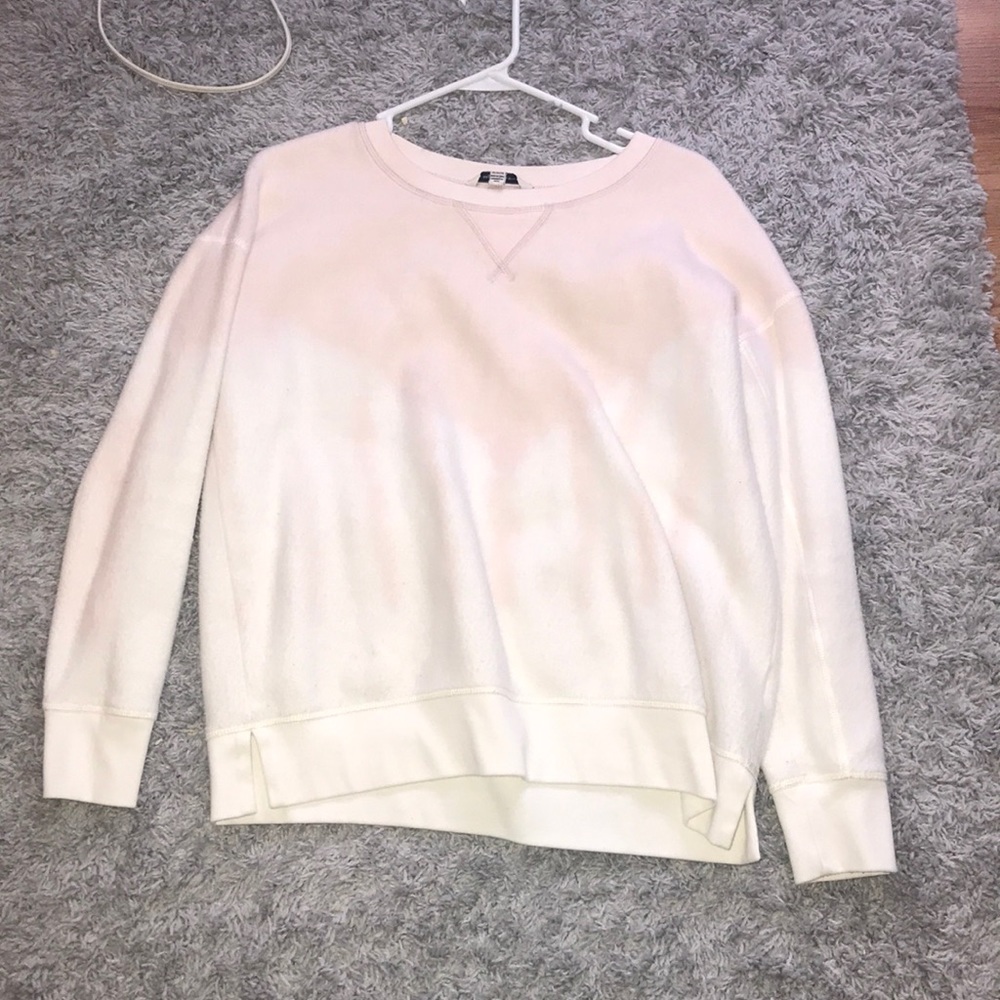 Fuzzy ombré sweater